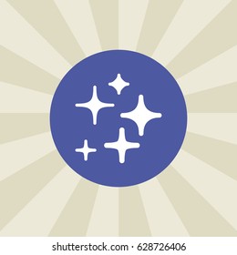 stars icon. sign design. background