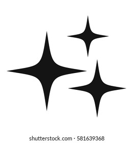 Stars icon. Simple illustration of stars vector icon for web
