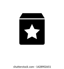 stars icon simple icon vector illustration. Flat rating star symbol