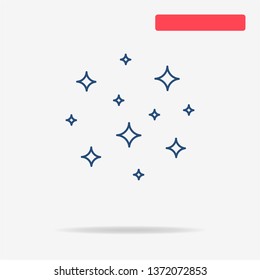 Stars icon. Vector concept illustration for design.