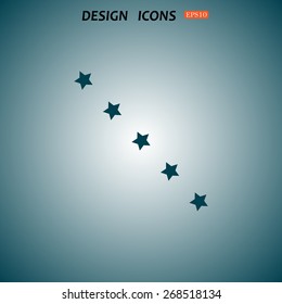 stars. icon. vector design