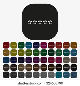 stars. icon. vector design
