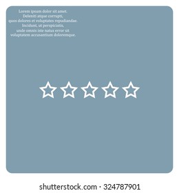 stars. icon. vector design