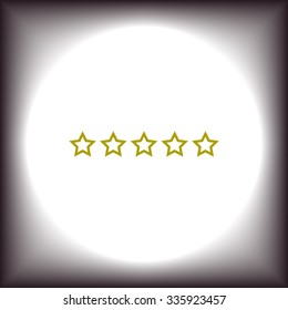 stars. icon. vector design