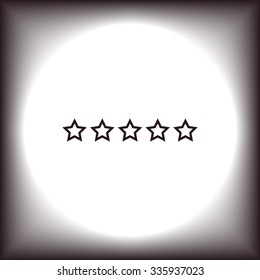 stars. icon. vector design