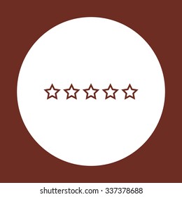 stars. icon. vector design