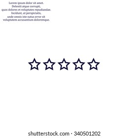 stars. icon. vector design