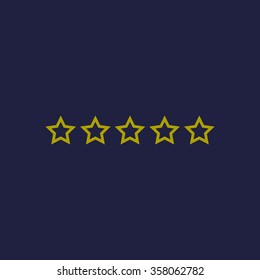 stars. icon. vector design
