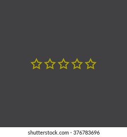 stars. icon. vector design