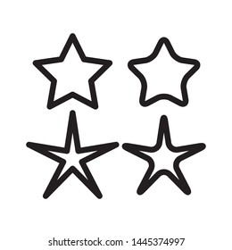 stars icon vector design template