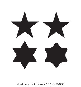 stars icon vector design template