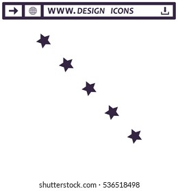 Stars Icon Vector flat design style