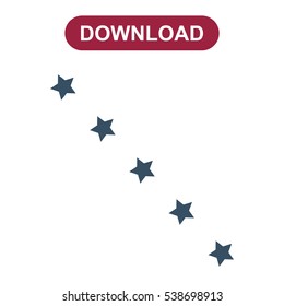 Stars Icon Vector flat design style