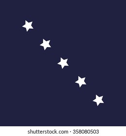stars. icon, vector illustration. Flat design style