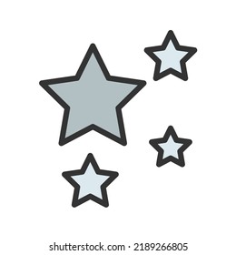 Stars icon vector image. Can also be used for Space. Suitable for mobile apps, web apps and print media.