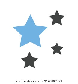 Stars icon vector image. Can also be used for Space. Suitable for mobile apps, web apps and print media.