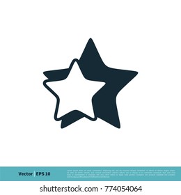 Stars Icon Vector Logo Template Illustration Design. Vector EPS 10.