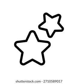 Estrellas Icon Vector de la Academia de Estudio