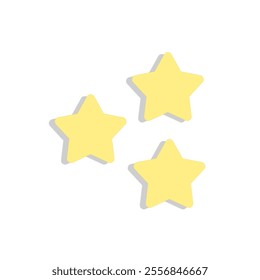 stars icon vektor. yellow star icon vector. star icon vektor illustration