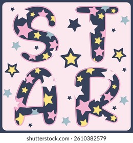 Stars Layered paper cut style, Shadow Box 