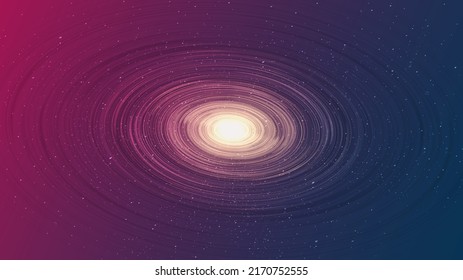 Stars Light Spiral Black hole on Galaxy background with Milky Way spiral,Universe and starry concept design,vector