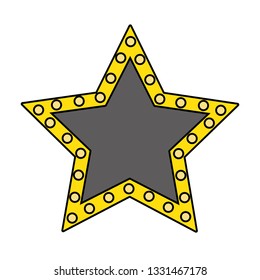Stars lights sign symbol
