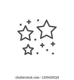 Stars line icon