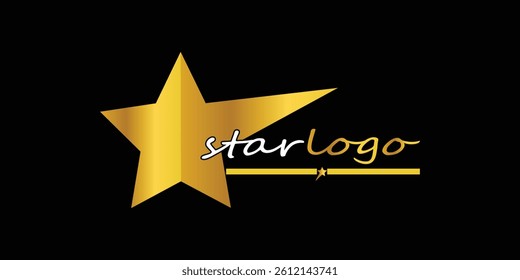Stars logo design. Logo for business, brand and company. Star Retro Emblem Label Logo design. 