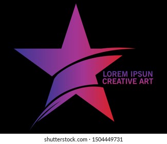 Stars logo. modern design. vector illustration. EPS 8