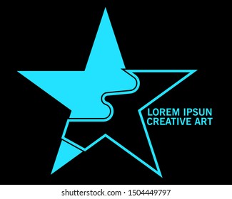 Stars logo. modern design. vector illustration. EPS 8