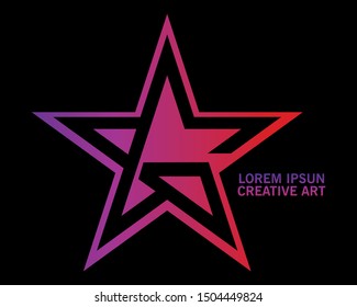 Stars logo. modern design. vector illustration. EPS 8