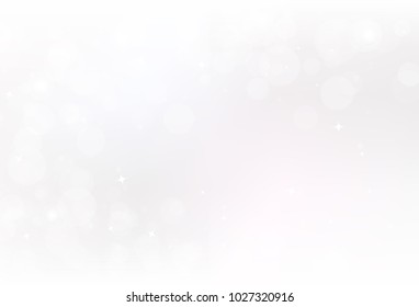 Stars magic blurry bubble air grey blinking abstract background