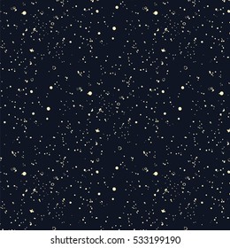 stars in night sky background, space vector pattern 