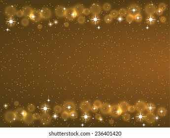 Stars and night sky. Background with text-space. Vector eps10 illustration.