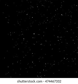 stars in night sky illustration