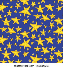 stars in night sky pattern.