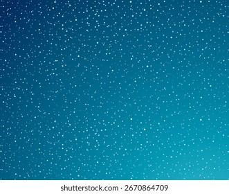Stars in the night sky. Vector drawing