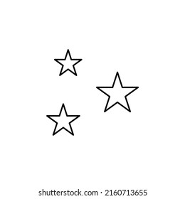Plantilla de logotipo de Ilustración vectorial de Icono de línea delgada nocturna. Idóneo Para Muchos Fines.
