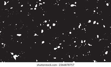 Stars on black sky vector illustration