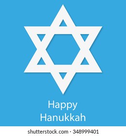 Stars on a blue background  Hanukkah Day