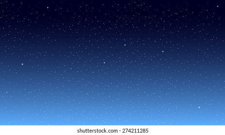 Stars on a blue background. Star Sky