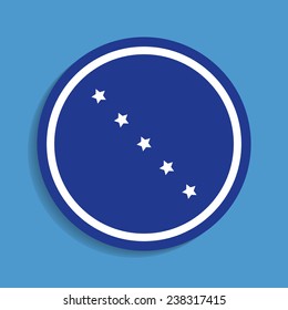 stars on a blue background, vector, EPS 10