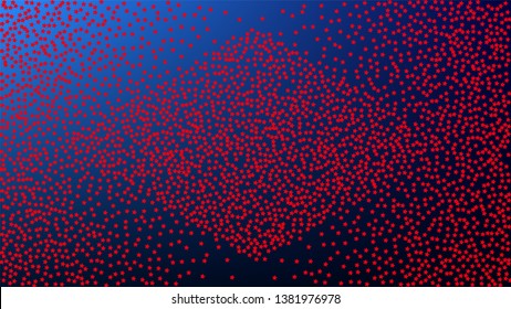  Stars on Blue Gradient Background. Invitation Background. Banner, Christmas and New Year card, Postcard, Packaging, Textile Print.