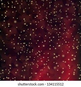 stars on a claret background