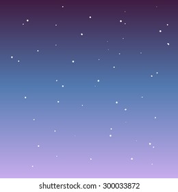 Stars on a colored background. Star Sky