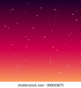 Stars on a colored background. Star Sky