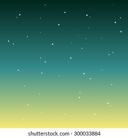 Stars on a colored background. Star Sky