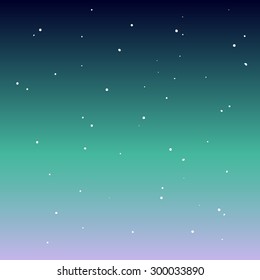 Stars on a colored background. Star Sky