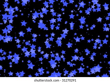 Stars on dark background