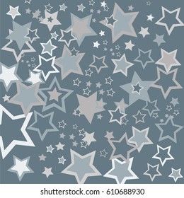 Stars on a dark background